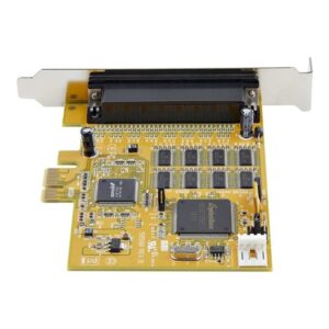 StarTech.com Tarjeta Adaptadora PCI Express Serie de 8 Puertos RS232 - Tarjeta Serial PCIe - DB9 UART 16C1050 - Tarjeta de Expansión Controladora Adaptador Serie Multipuertos - con Protección ESD de 15kV - para Windows y Linux StarTech.com Tarjeta Adaptadora PCI Express Serie de 8 Puertos RS232 - Tarjeta Serial PCIe - DB9 UART 16C1050 - Tarjeta de Expansión Controladora Adaptador Serie Multipuertos - con Protección ESD de 15kV - para Windows y Linux