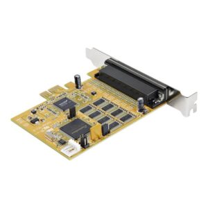 StarTech.com Tarjeta Adaptadora PCI Express Serie de 8 Puertos RS232 - Tarjeta Serial PCIe - DB9 UART 16C1050 - Tarjeta de Expansión Controladora Adaptador Serie Multipuertos - con Protección ESD de 15kV - para Windows y Linux StarTech.com Tarjeta Adaptadora PCI Express Serie de 8 Puertos RS232 - Tarjeta Serial PCIe - DB9 UART 16C1050 - Tarjeta de Expansión Controladora Adaptador Serie Multipuertos - con Protección ESD de 15kV - para Windows y Linux