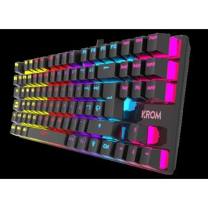 TECLADO GAMING KROM KASIC TKL RAINBOW ES USB RETROILUMINADO MECANICO NEGRO TECLADO GAMING KROM KASIC TKL RAINBOW ES USB RETROILUMINADO MECANICO NEGRO