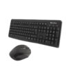 TECLADO + MOUSE COOLBOX WIRELESS USB BLACK
