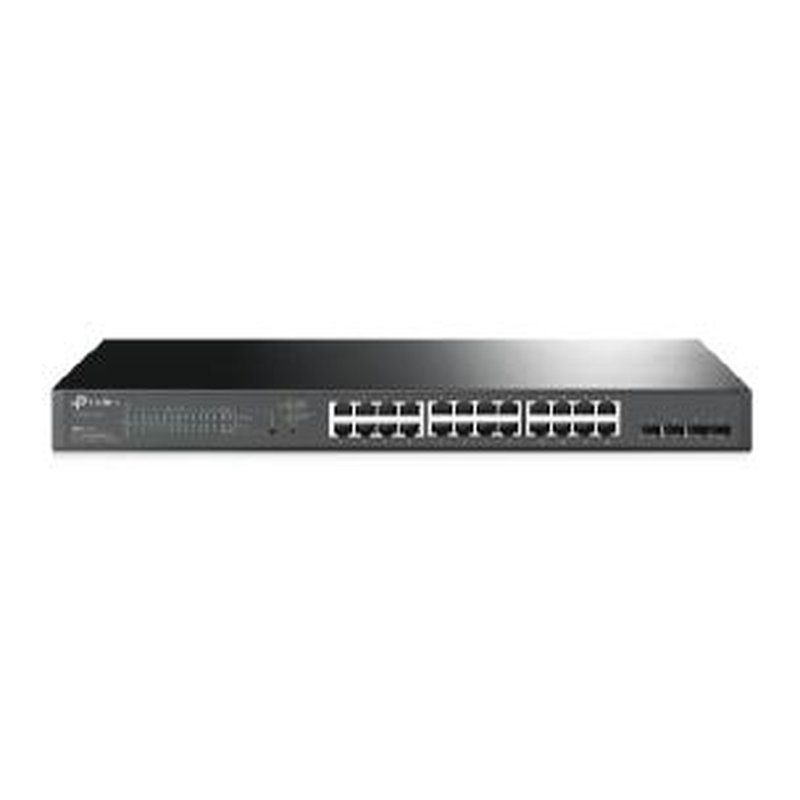 TP-Link TL-SG2428P Gestionado L2/L2+ Gigabit Ethernet (10/100/1000) Energía sobre Ethernet (PoE) 1U Negro TP-Link TL-SG2428P Gestionado L2/L2+ Gigabit Ethernet (10/100/1000) Energía sobre Ethernet (PoE) 1U Negro
