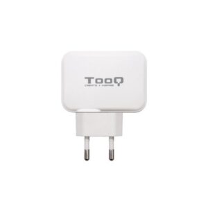 Alternative view of TooQ Cargador de Pared doble puerto USB-C + USB A, 27W