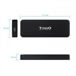 TooQ TQE-2280B caja para disco duro externo Caja externa para unidad de estado sólido (SSD) Negro M.2 TooQ TQE-2280B caja para disco duro externo Caja externa para unidad de estado sólido (SSD) Negro M.2