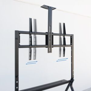 TooQ iStar Soporte de Suelo con Ruedas para Pantallas 55"- 100", Negro