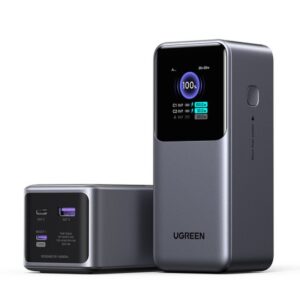 Alternative view of Ugreen 20000mAh 130W Fast Charging Powerbank Litio Gris