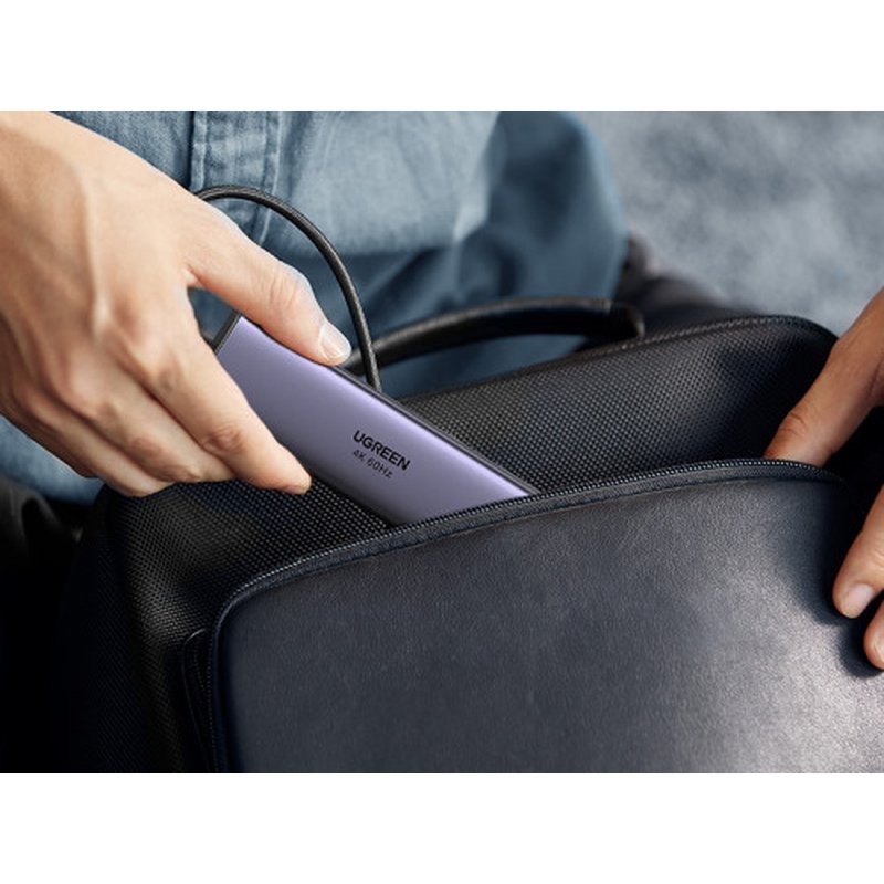 Ugreen 60515 base para portátil y replicador de puertos Alámbrico USB 3.2 Gen 1 (3.1 Gen 1) Type-C Gris Ugreen 60515 base para portátil y replicador de puertos Alámbrico USB 3.2 Gen 1 (3.1 Gen 1) Type-C Gris - Imagen 8