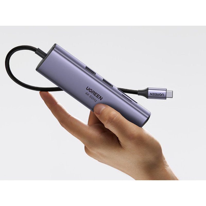 Ugreen 60515 base para portátil y replicador de puertos Alámbrico USB 3.2 Gen 1 (3.1 Gen 1) Type-C Gris Ugreen 60515 base para portátil y replicador de puertos Alámbrico USB 3.2 Gen 1 (3.1 Gen 1) Type-C Gris - Imagen 9