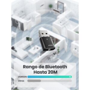 Ugreen 80889 adaptador y tarjeta de red Bluetooth 20 Mbit/s Ugreen 80889 adaptador y tarjeta de red Bluetooth 20 Mbit/s