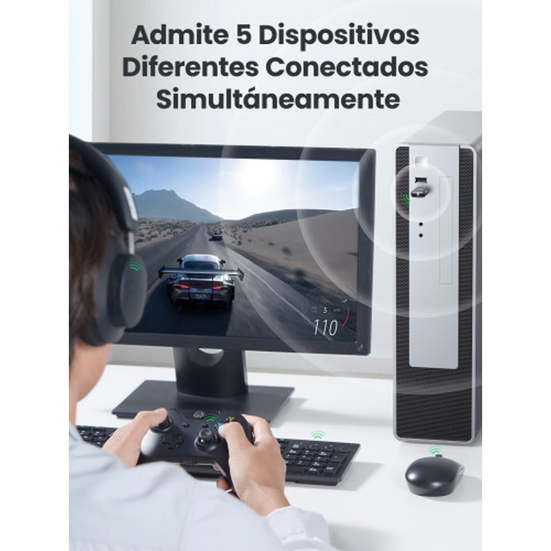 Ugreen 80889 adaptador y tarjeta de red Bluetooth 20 Mbit/s Ugreen 80889 adaptador y tarjeta de red Bluetooth 20 Mbit/s - Imagen 6
