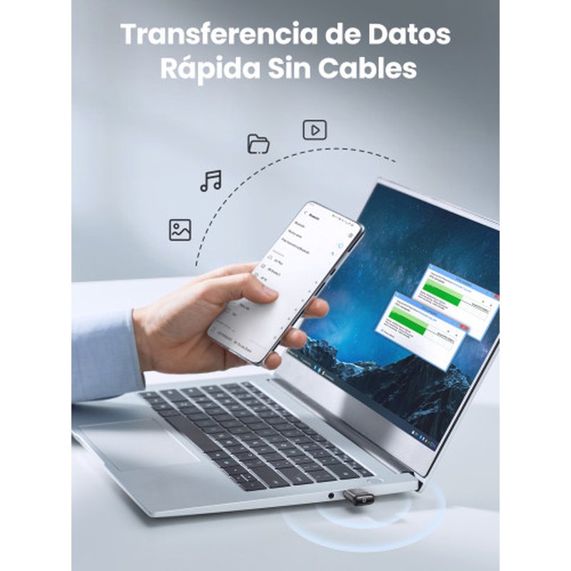 Ugreen 80889 adaptador y tarjeta de red Bluetooth 20 Mbit/s Ugreen 80889 adaptador y tarjeta de red Bluetooth 20 Mbit/s - Imagen 8