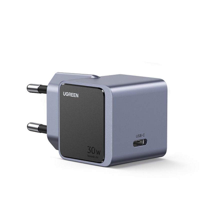 Ugreen Nexode S 30W USB-C GaN Fast Charger EU gray Teléfono móvil, Batería portátil, Teléfono Gris Corriente alterna Interior Ugreen Nexode S 30W USB-C GaN Fast Charger EU gray Teléfono móvil, Batería portátil, Teléfono Gris Corriente alterna Interior