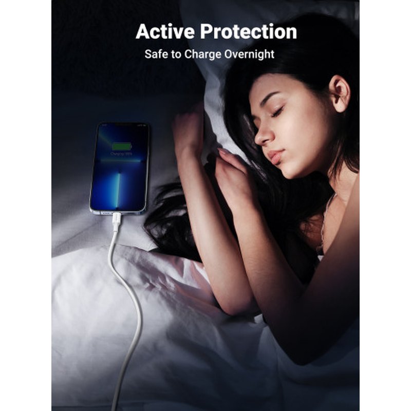 Ugreen cable USB 2.0 A lightning 2m, 5V/2.4A iPhone 7 / 7plus / 6S/ 6 / 6 Plus, iPhone 5s/5c/5, iPad Mini/Mini 2, iPad 1 m Blanco Ugreen cable USB 2.0 A lightning 2m, 5V/2.4A iPhone 7 / 7plus / 6S/ 6 / 6 Plus, iPhone 5s/5c/5, iPad Mini/Mini 2, iPad 1 m Blanco - Imagen 6