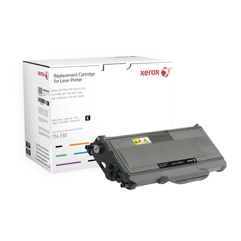 Xerox Cartucho de tóner negro. Equivalente a Brother TN2110. Compatible con Brother DCP-7030/7040/7045W, HL-2120, HL-2140/HL-2150N/HL-2170W, MFC-7320/7340/7440N/7840W Xerox Cartucho de tóner negro. Equivalente a Brother TN2110. Compatible con Brother DCP-7030/7040/7045W, HL-2120, HL-2140/HL-2150N/HL-2170W, MFC-7320/7340/7440N/7840W