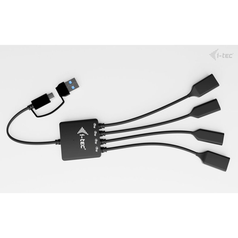 i-tec USB-C/USB-A Cable HUB 4 port (2x USB-C, 2x USB-A) - Imagen 3