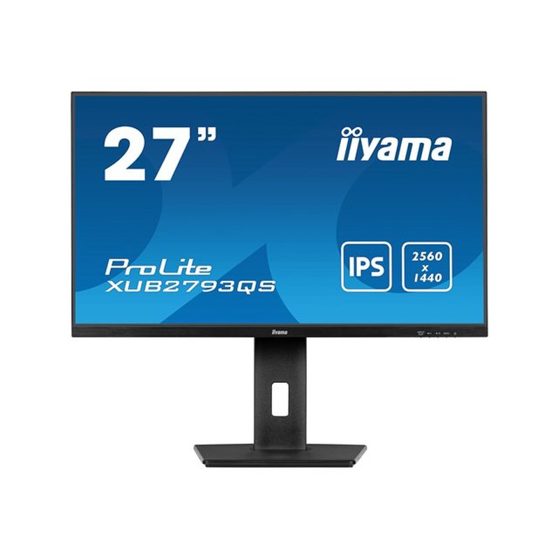 iiyama ProLite XUB2793QS-B7 pantalla para PC 68,6 cm (27") 2560 x 1440 Pixeles Quad HD LED Negro