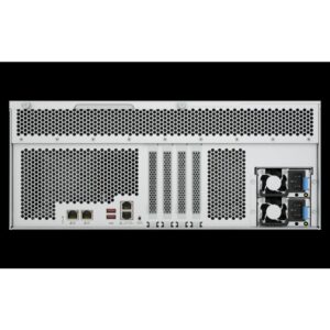 QNAP TS-h2477AXU-RP Servidor de almacenamiento Bastidor (4U) AMD Ryzen™ 7 7745 32 GB DDR5 0 TB QNAP QTS Negro, Gris