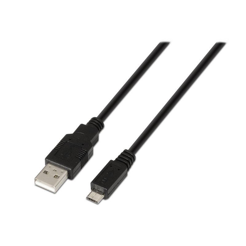 AISENS A101-0028 cable USB 1,8 m USB 2.0 USB A Micro-USB B Negro AISENS A101-0028 cable USB 1,8 m USB 2.0 USB A Micro-USB B Negro