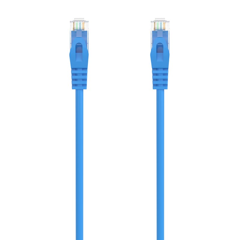 AISENS Cable de Red Latiguillo RJ45 LSZH Cat.6A 500 Mhz UTP AWG24, Azul, 30CM