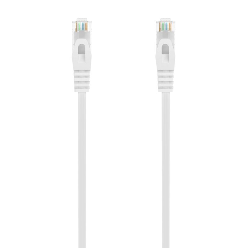 AISENS Cable de Red Latiguillo RJ45 LSZH Cat.6A 500 Mhz UTP AWG24, Blanco, 1.0M AISENS Cable de Red Latiguillo RJ45 LSZH Cat.6A 500 Mhz UTP AWG24, Blanco, 1.0M
