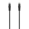AISENS Cable de Red Latiguillo RJ45 LSZH Cat.6A 500 Mhz UTP AWG24, Negro, 3.0M