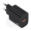 AISENS Cargador GaN 30W, 1xUSB-C PD3.0 QC4.0, 1xUSB-A QC3.0, Negro AISENS Cargador GaN 30W, 1xUSB-C PD3.0 QC4.0, 1xUSB-A QC3.0, Negro