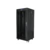 ARMARIO LANBERG 19" 27U 600X600 FLAT PACK NEGRO PUERTA CRISTAL CON LCD V2