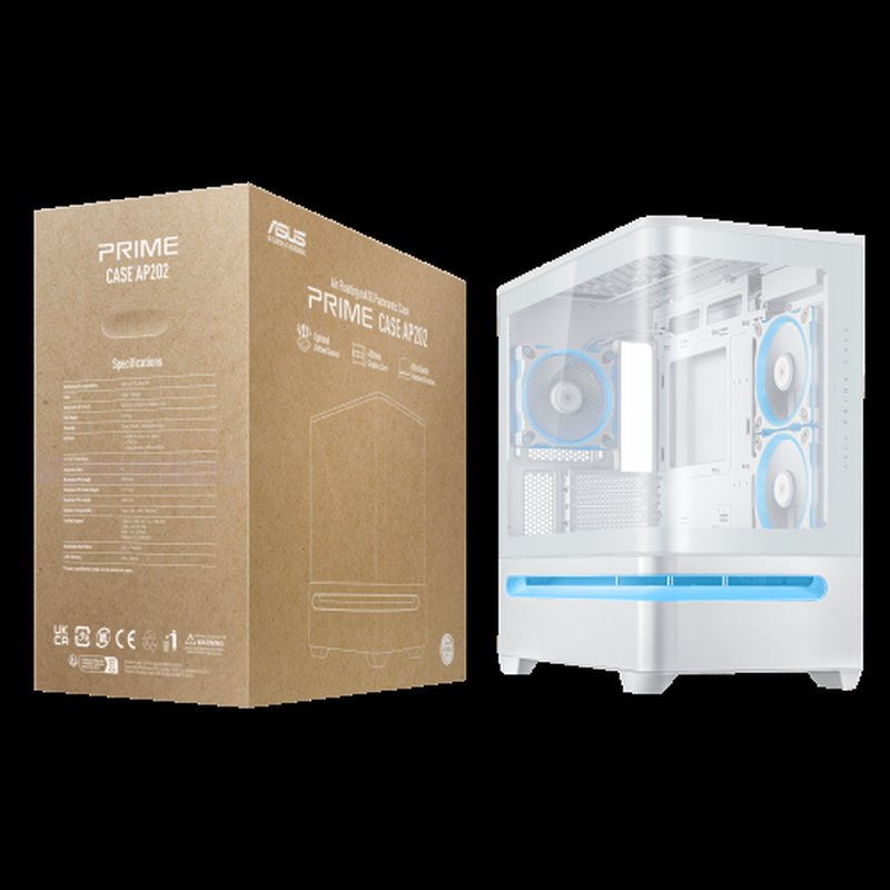ASUS PRIME AP202 ARGB Midi Tower Blanco ASUS PRIME AP202 ARGB Midi Tower Blanco - Imagen 39