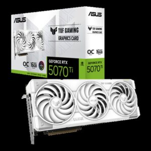ASUS TUF Gaming TUF-RTX5070TI-O16G-WHITE-GAMING NVIDIA GeForce RTX 5070 Ti 16 GB GDDR7
