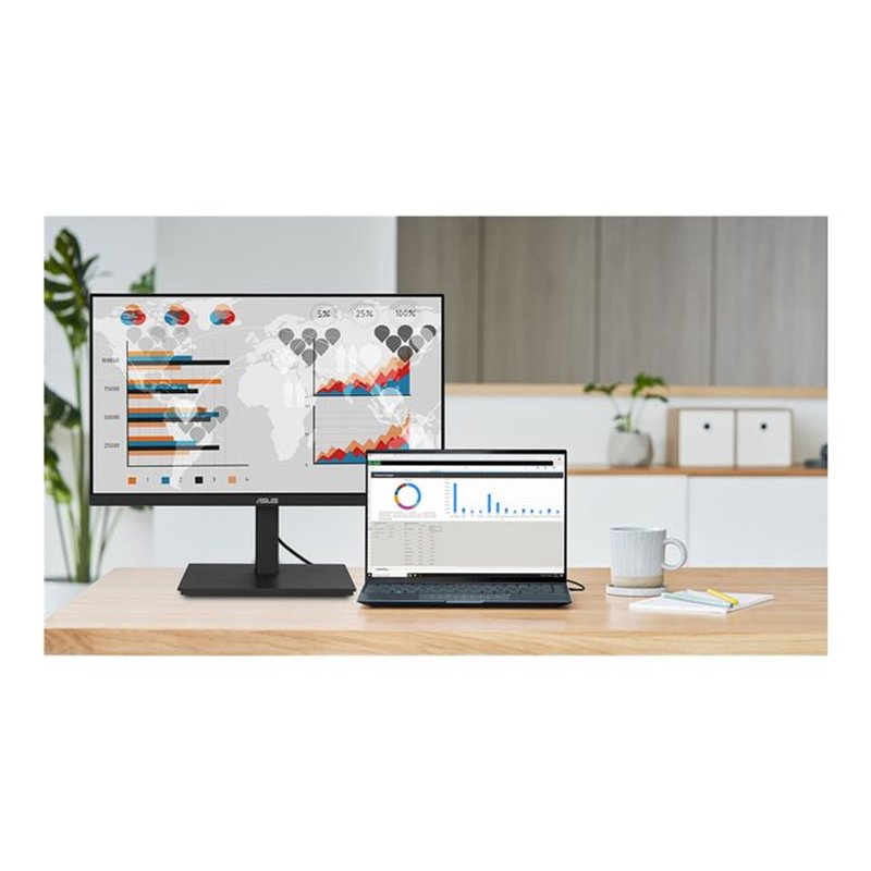 ASUS VA24ECPSN 60,5 cm (23.8") 1920 x 1080 Pixeles Full HD LCD Negro - Imagen 14