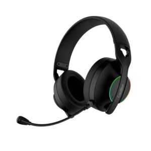 AURICULAR + MIC COOLBOX GAMING WB01 WIRELESS RGB BLACK