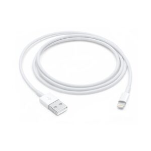 CABLE APPLE LIGHTNING TO USB BLANCO 1M