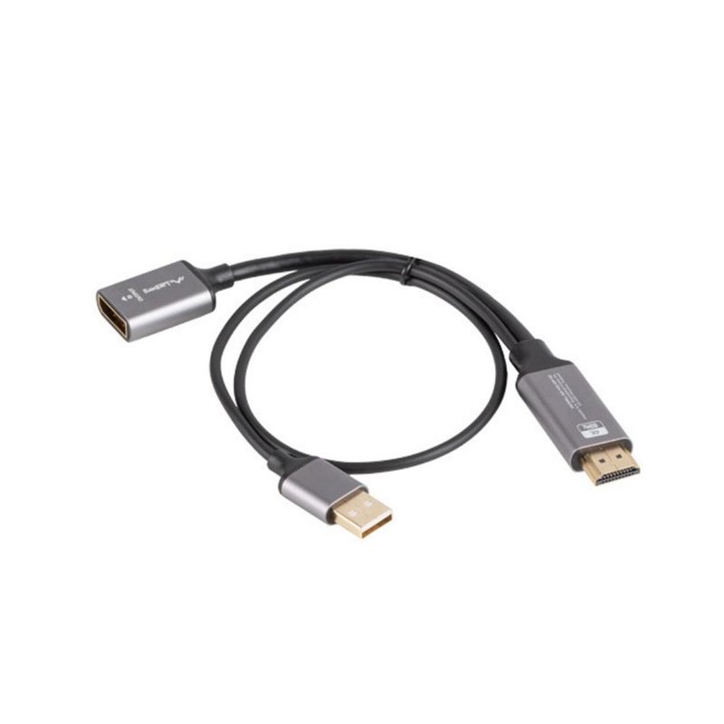 ADAPTADOR LANBERG 4K HDMI MACHO/DISPLAYPORT HEMBRA 20CM ADAPTADOR LANBERG 4K HDMI MACHO/DISPLAYPORT HEMBRA 20CM