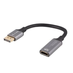 ADAPTADOR LANBERG 8K DISPLAYPORT MACHO/HDMI HEMBRA 20CM