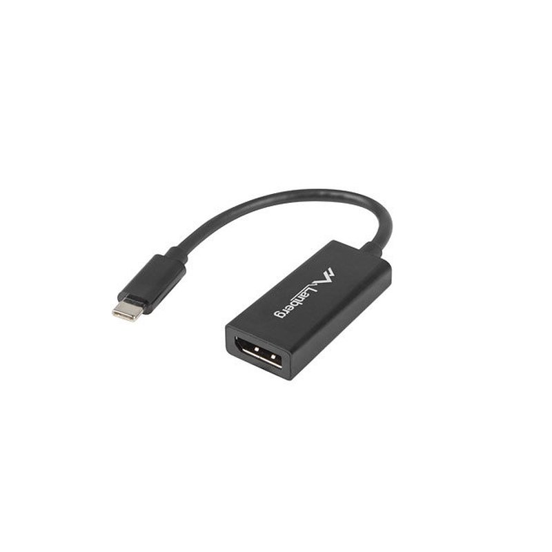 ADAPTADOR USB LANBERG USB-C M 3.1 A DISPLAYPORT H 15CM NEGRO ADAPTADOR USB LANBERG USB-C M 3.1 A DISPLAYPORT H 15CM NEGRO