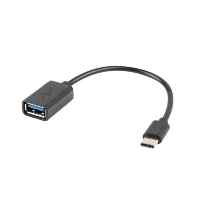 ADAPTADOR LANBERG OTG USB-C(M) A USB-A 2.0 (H) 15 CM NEGRO ADAPTADOR LANBERG OTG USB-C(M) A USB-A 2.0 (H) 15 CM NEGRO