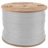 BOBINA CABLE RED LANBERG FTP RJ45 CAT.6A SOLIDO CU AWG24 LSZH CPR 305M GRIS FLU