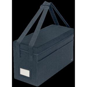 Leitz 67230089 caja de almacenaje Bolsa de almacenamiento Rectangular Cartón, Tela Gris