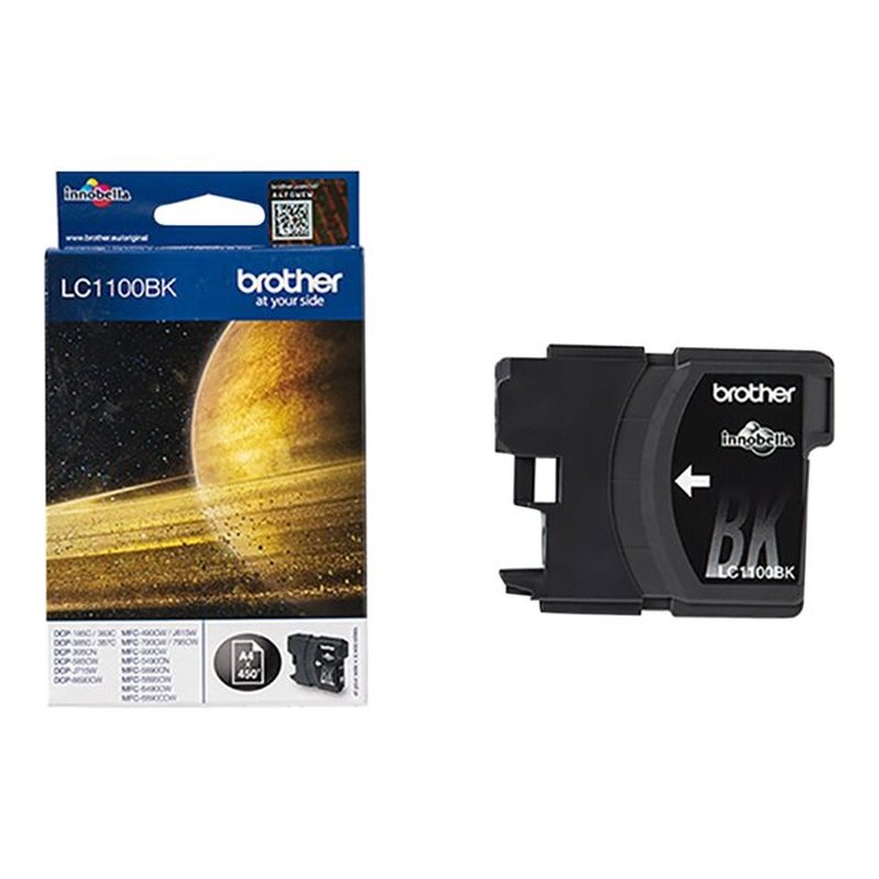 Brother LC1100BK cartucho de tinta 1 pieza(s) Original Negro - Imagen 6