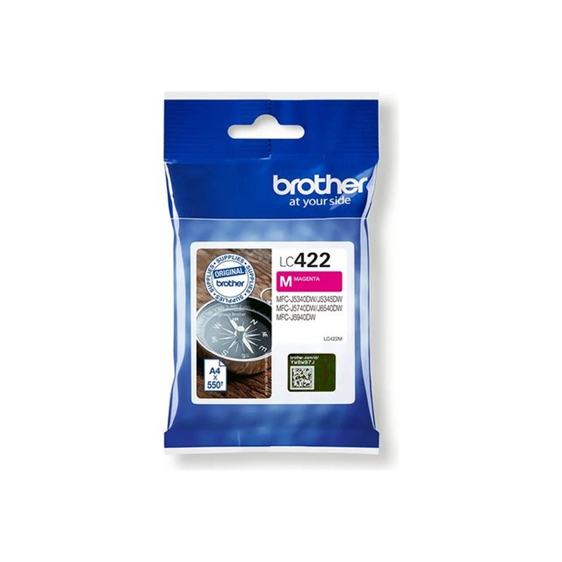 Brother LC422M cartucho de tinta 1 pieza(s) Original Magenta