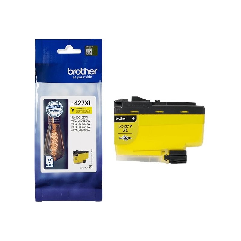 Brother LC427XLY cartucho de tinta 1 pieza(s) Original Amarillo