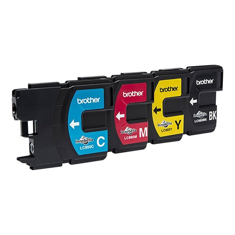 Brother LC980VALBP cartucho de tinta 4 pieza(s) Original Negro, Cian, Magenta, Amarillo - Imagen 3