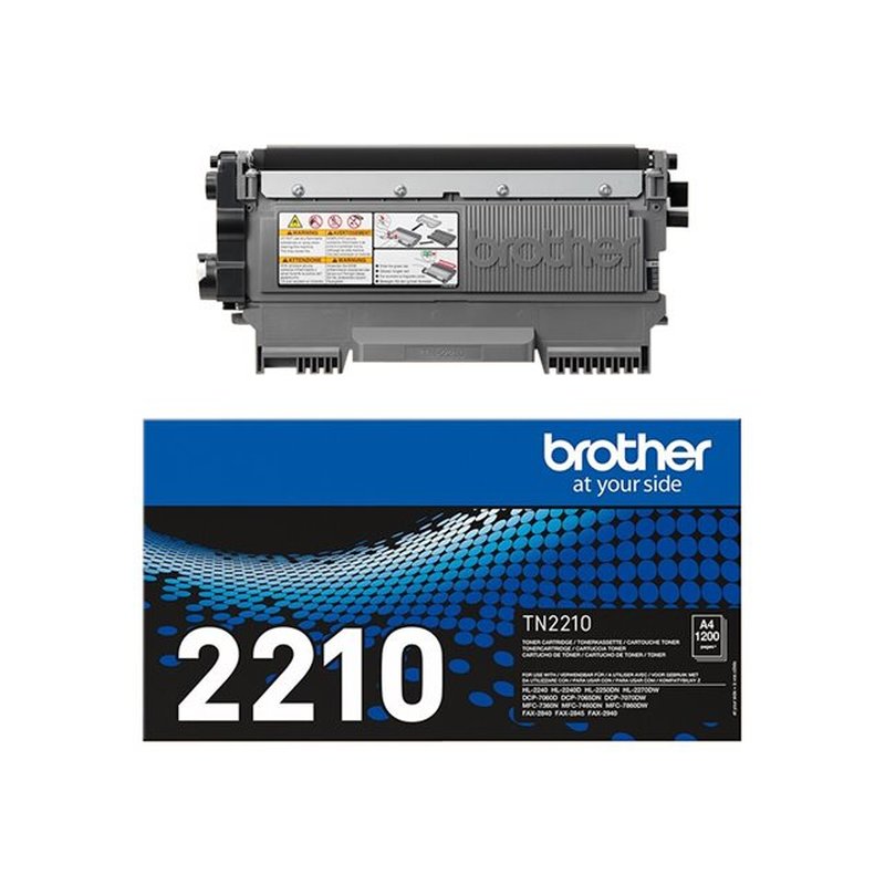 Brother TN-2210 cartucho de tóner 1 pieza(s) Original Negro Brother TN-2210 cartucho de tóner 1 pieza(s) Original Negro - Imagen 2