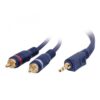 C2G 3m Velocity 3.5mm Stereo Male to Dual RCA Male Y-Cable cable de audio 3,5mm 2 x RCA Negro C2G 3m Velocity 3.5mm Stereo Male to Dual RCA Male Y-Cable cable de audio 3,5mm 2 x RCA Negro