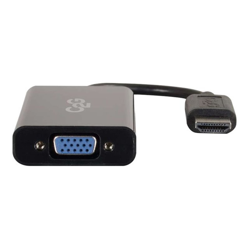 C2G 41351 adaptador de cable de vídeo 0,2032 m HDMI VGA (D-Sub) Negro - Imagen 4