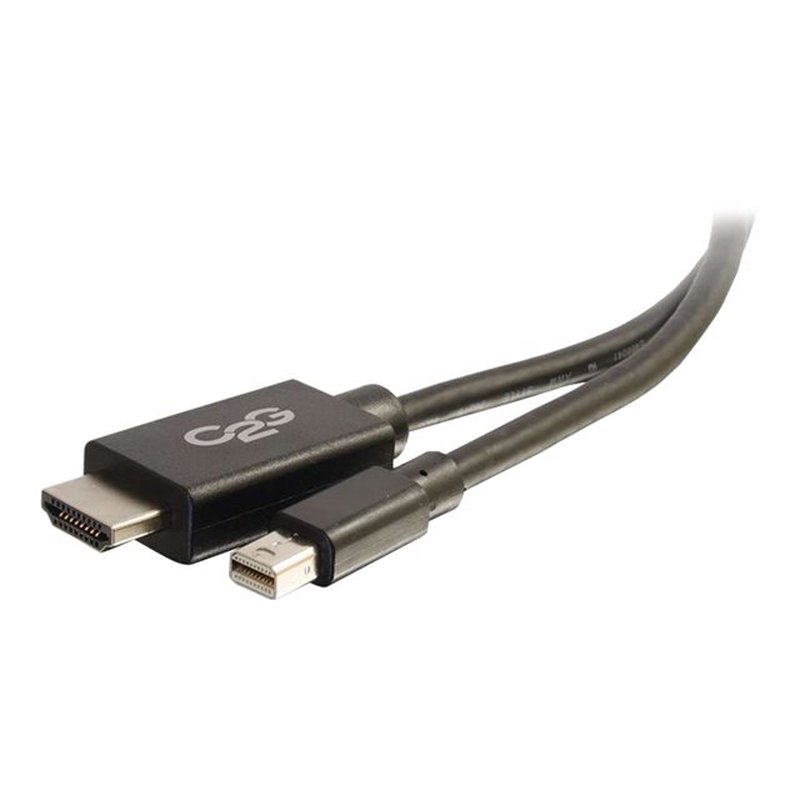 C2G 54421 adaptador de cable de vídeo 1,82 m Mini DisplayPort HDMI Negro - Imagen 2