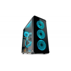 CAJA MEDIATORRE ATX NOX HUMMER TGX RGB CRISTAL TEMPLADO BLACK