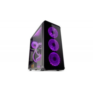 CAJA MEDIATORRE ATX NOX HUMMER TGX RGB CRISTAL TEMPLADO BLACK