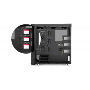 CAJA MEDIATORRE ATX NOX HUMMER TGX RGB CRISTAL TEMPLADO BLACK