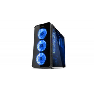 CAJA MEDIATORRE ATX NOX HUMMER TGX RGB CRISTAL TEMPLADO BLACK