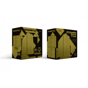 CAJA MEDIATORRE ATX NOX HUMMER TGX RGB CRISTAL TEMPLADO BLACK